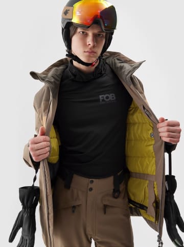 Ski-/snowboardjas bruin/kaki