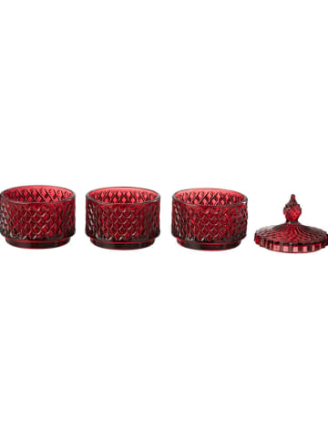 Vorratsbehälter in Rot - (H)20 x Ø 8,5 cm