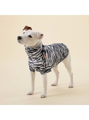 UV&Bug-Hundeshirt in Schwarz-Weiß