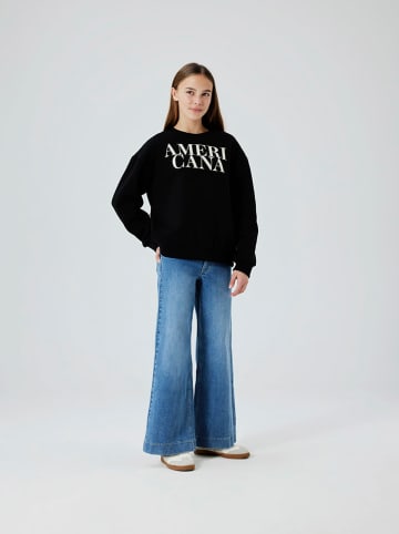 Sweatshirt "Oriana" in Schwarz