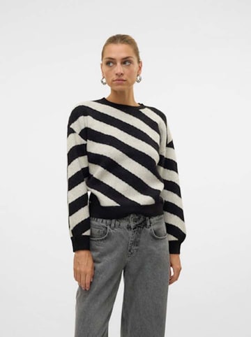 Pullover in Schwarz/ Weiß