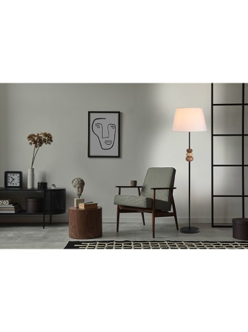 Standleuchte in Schwarz/ Braun/ Grau - (H)155 x Ø 38 cm