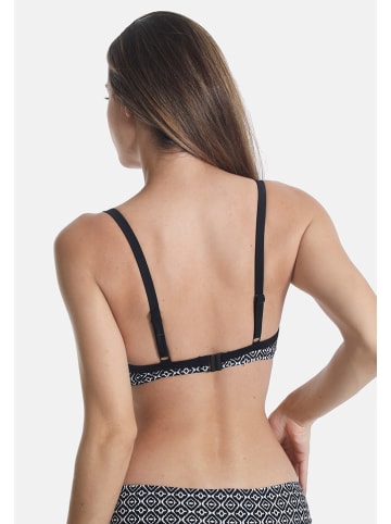 Biustonosz bikini w kolorze czarno-białym