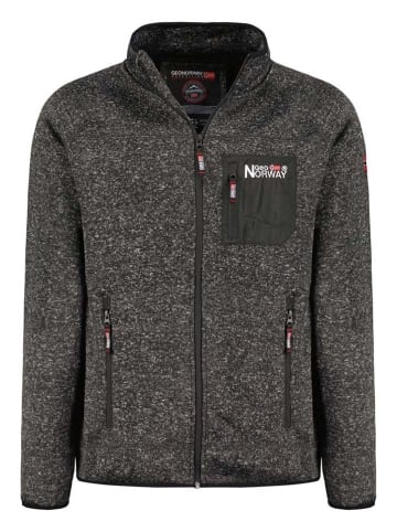 Fleece vest "Title" antraciet