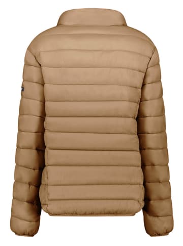 Doorgestikte jas "Atikolor" beige