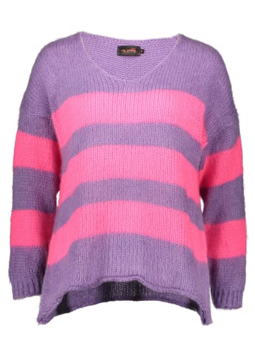 Sweter w kolorze fioletowo-różowym