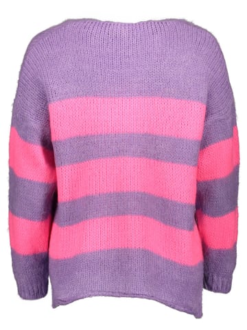 Sweter w kolorze fioletowo-różowym