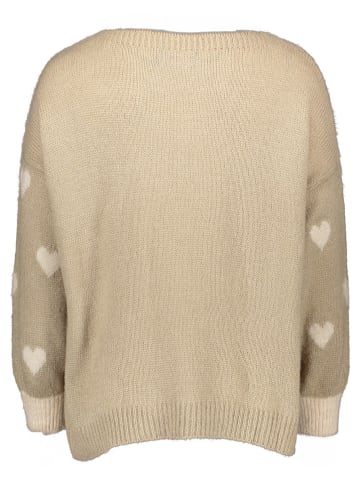 Sweter w kolorze beżowym