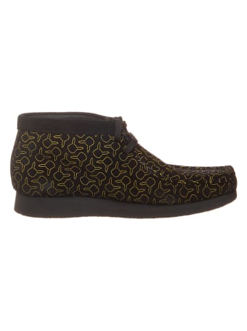 Leren veterschoenen "Wallabee Go" zwart