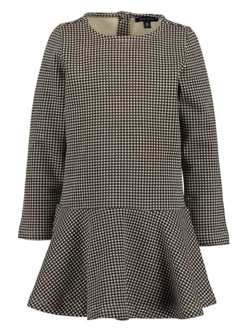 Kleid in Schwarz/ Beige