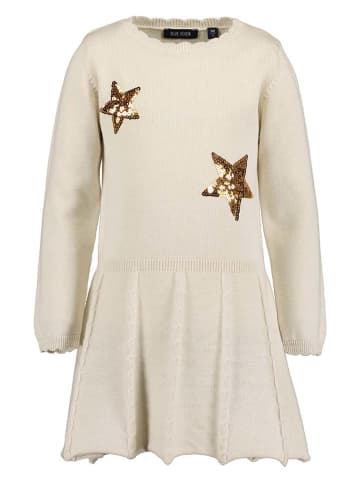 Gebreide jurk beige