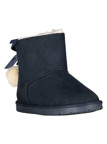 Winterboots "Oponpon" donkerblauw