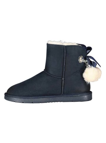 Winterboots "Oponpon" donkerblauw