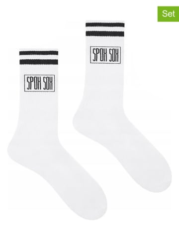 2er-Set: Socken in Weiß