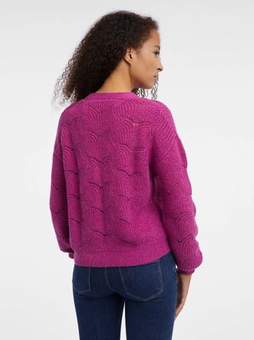 Cardigan in Fuchsia