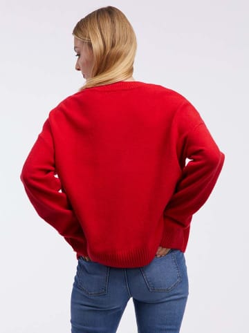 Sweter w kolorze czerwonym