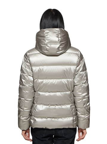 Winterjas zilverkleurig