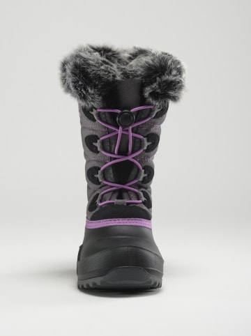 Winterstiefel "Snowangel" in Grau/ Lila