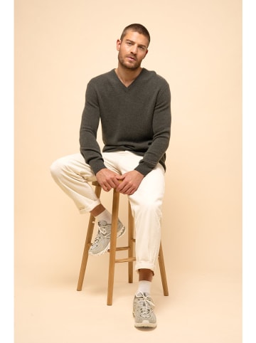 Kaschmir-Pullover "Nathan" in Khaki