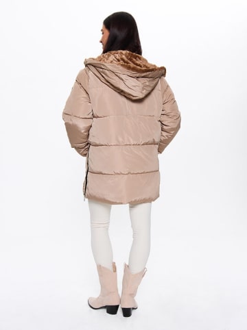 Winterjacke in Hellbraun