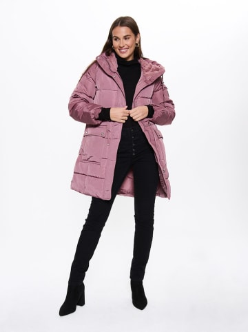 Wintermantel roze