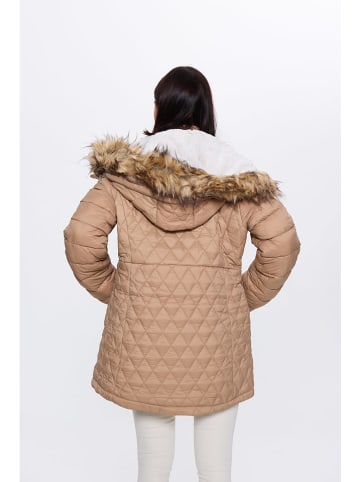 Winterjacke in Hellbraun