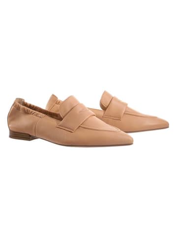 Leder-Slipper "Charlie" in Beige