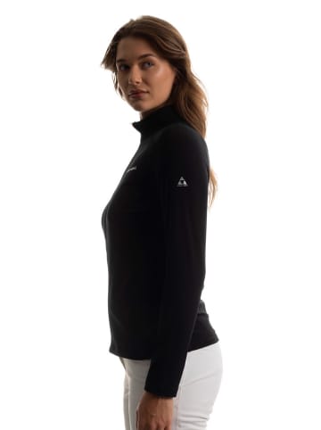Fleecejacke in Schwarz