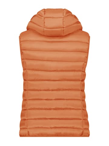 Doorgestikte bodywarmer "Vakitaleak" oranje