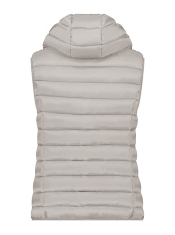Doorgestikte bodywarmer "Vakitaleak" grijs