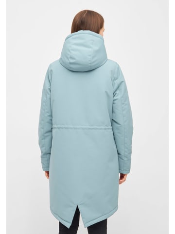 Regenparka in Hellblau