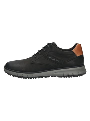 Leder-Sneakers in Schwarz