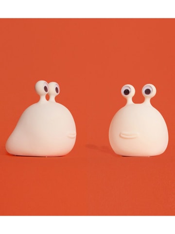 LED-Tischleuchte ''Slug'' in Weiß - (B)10,2 x (H)12,5 x (T)12,8 cm