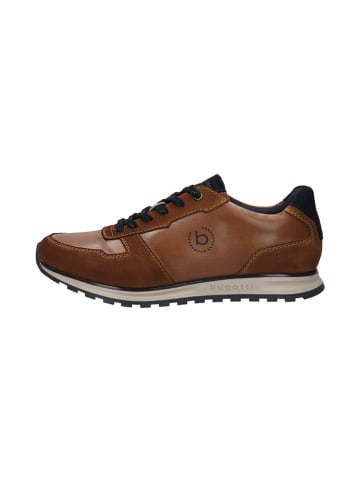 Leder-Sneakers in Braun