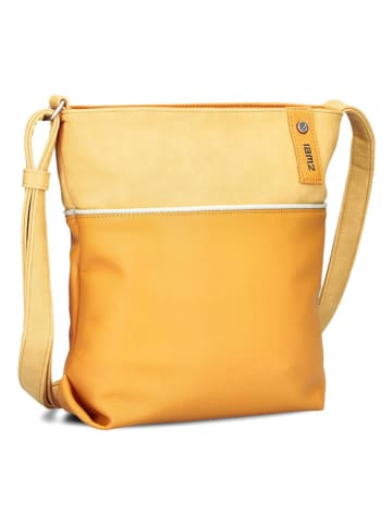 Umhängetasche ''Jana J10'' in Gelb - (B)29 x (H)27 x (T)8 cm