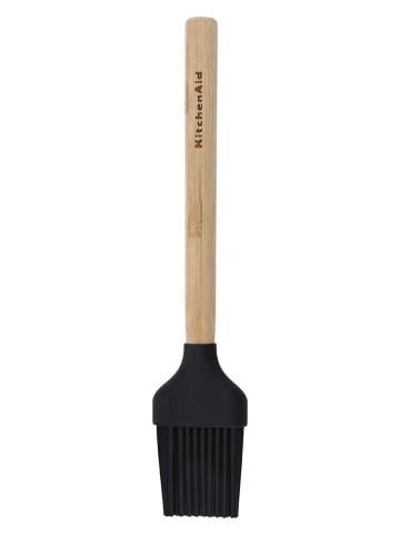 Backpinsel in Hellbraun/ Schwarz - (L)22 cm