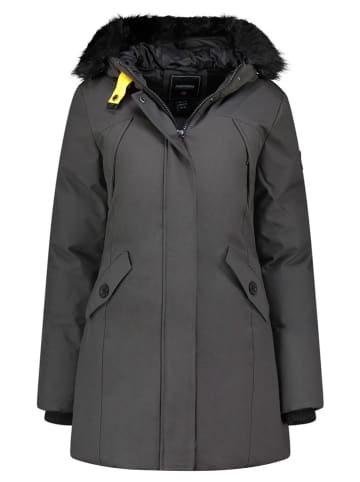 Parka "Cherifana" w kolorze antracytowym