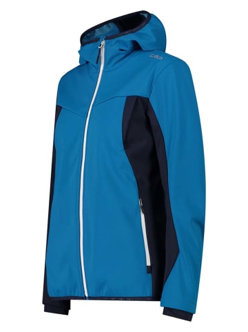 Softshelljacke in Blau/ Dunkelblau