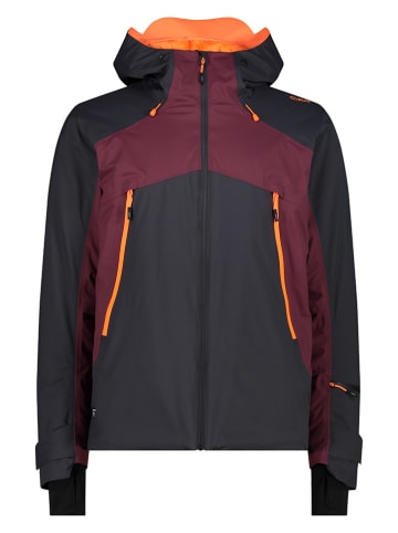 Ski-/snowboardjas zwart/rood