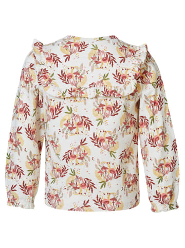 Bluse "Jianguo" in Creme/ Bunt