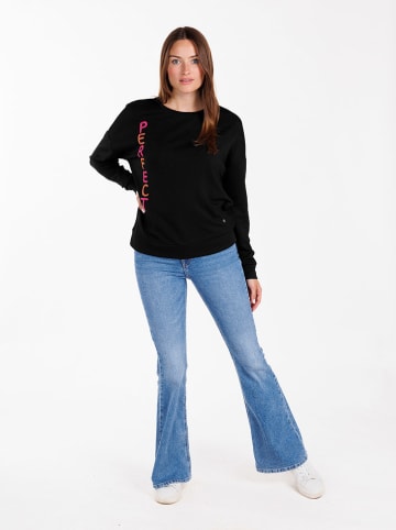 Sweatshirt "Perfect" in Schwarz