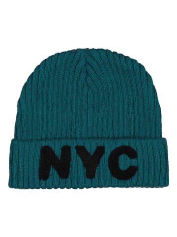 Czapka beanie w kolorze zielonym