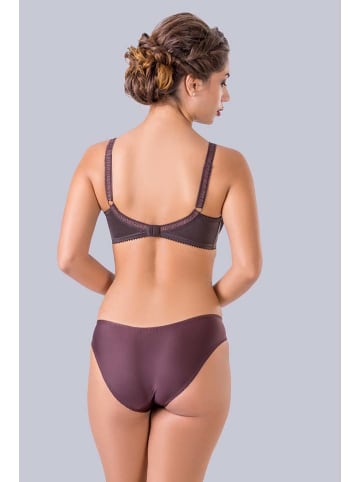Slip "Malika" bruin/oranje