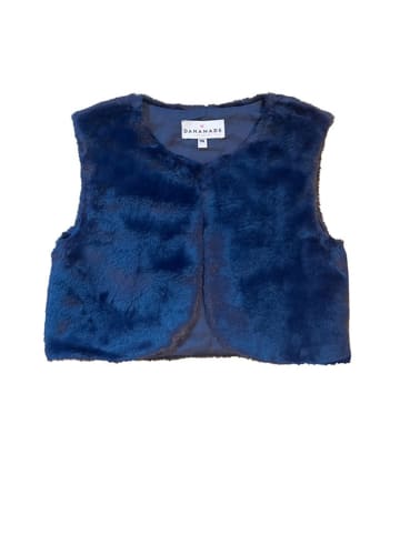 Teddy-Weste "Dhasel" in Blau