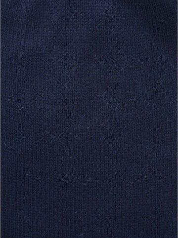 Kaschmir-Beanie in Dunkelblau