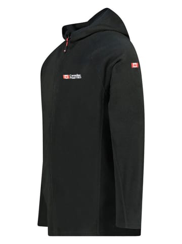 Fleecejacke in Schwarz