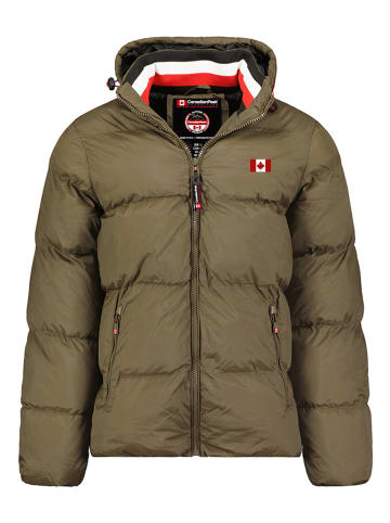 Kurtka pikowana "Anceleak" w kolorze khaki