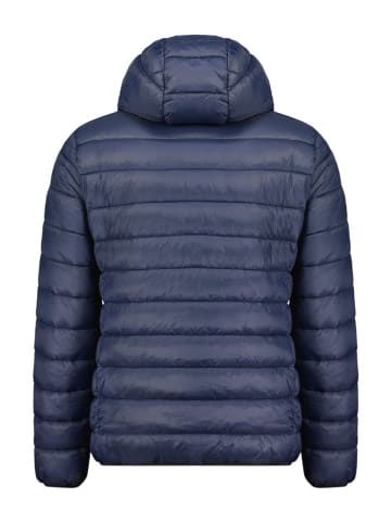 Doorgestikte jas "Alareak" donkerblauw
