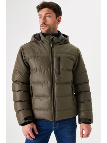 Steppjacke in Khaki