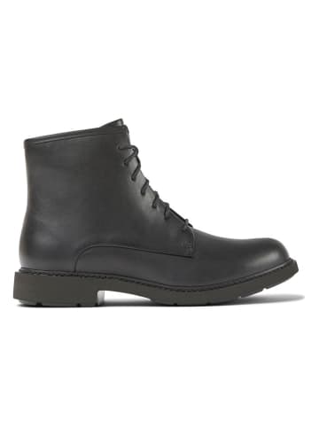 Leder-Boots in Schwarz